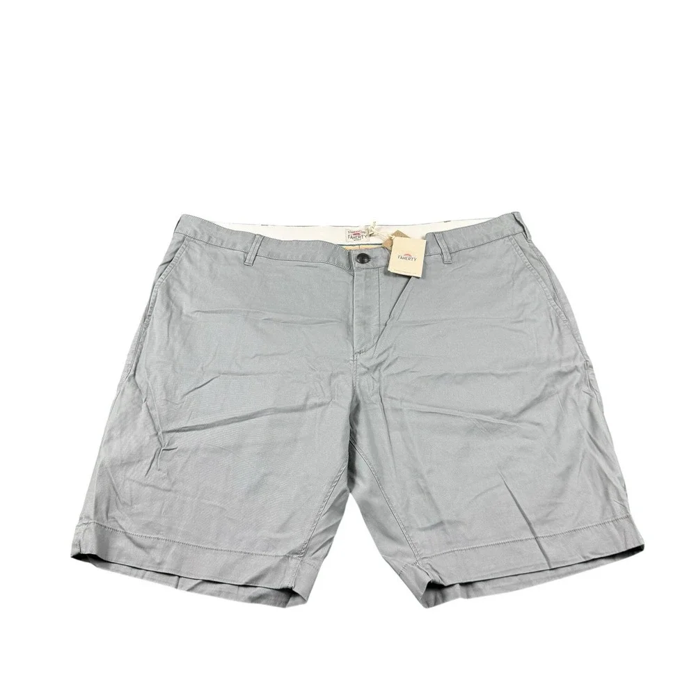 Faherty Island Life Short Fog Grey Men’s Chino Short Size 42 MBS2106 NWT